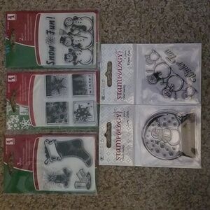 Winter clear stamp assortment